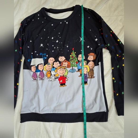 Peanuts Holiday Sweatshirt - Navy. Brand New Never Worn, Without Tags - Picture 3 of 5